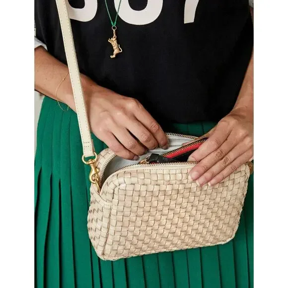 Clare V Marisol Woven Midi Sac Crossbody Bag - Picture 2 of 12